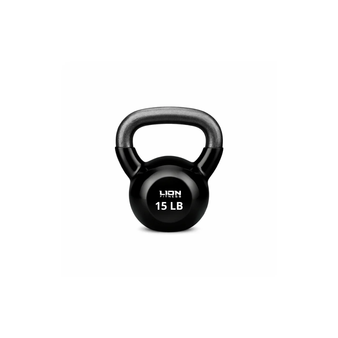 Kettlebell en Vinyle Noir - Image 4