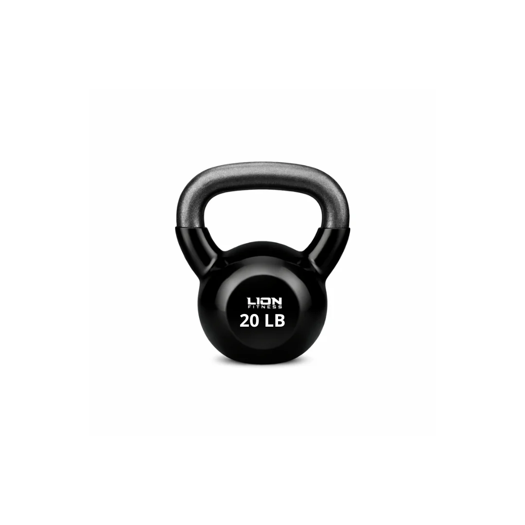 Kettlebell en Vinyle Noir - Image 5
