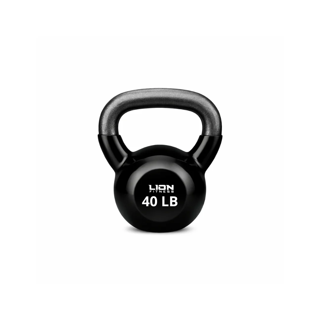Kettlebell en Vinyle Noir - Image 9