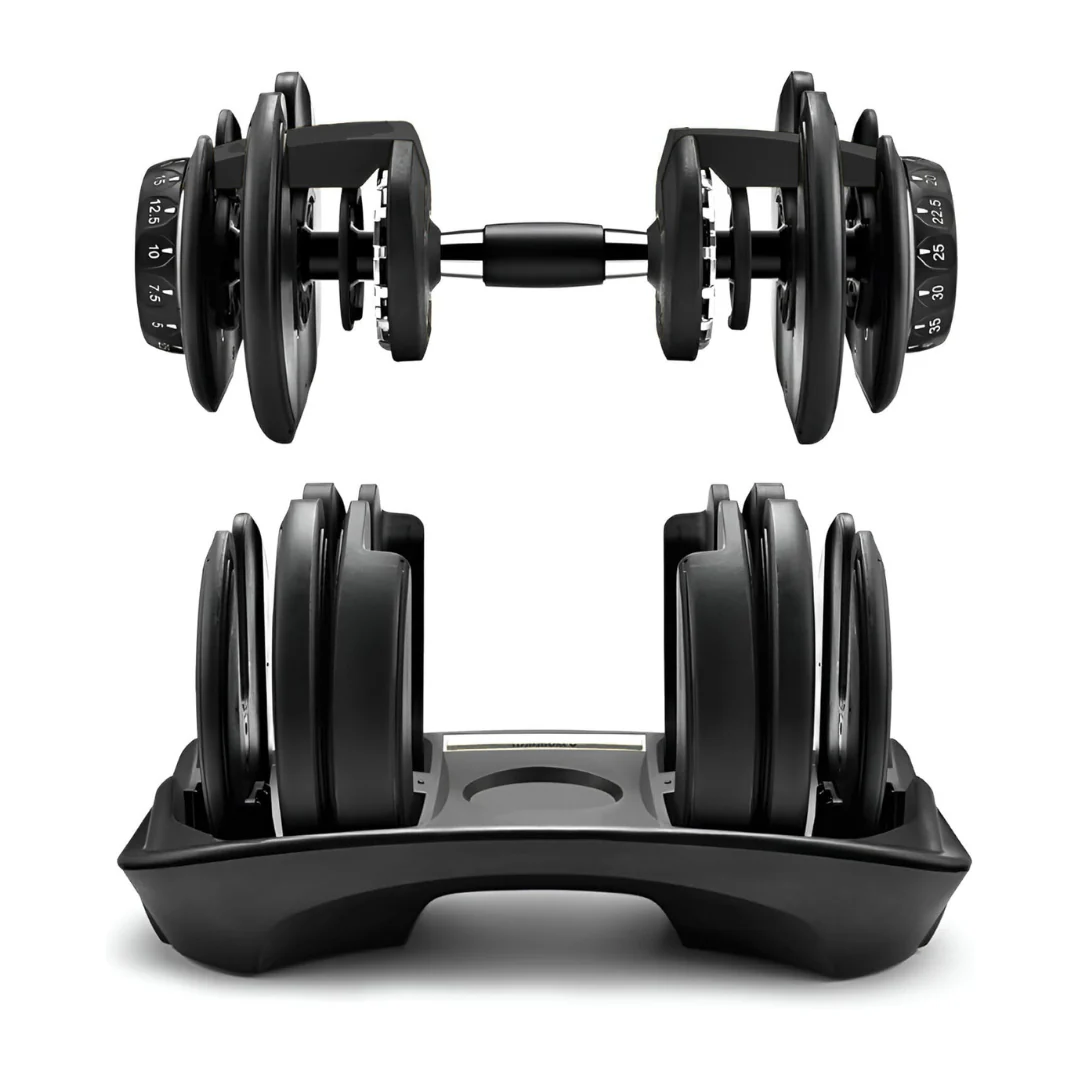 Ensemble de 2 Haltères Ajustables (5 à 52,5lb) - Image 3